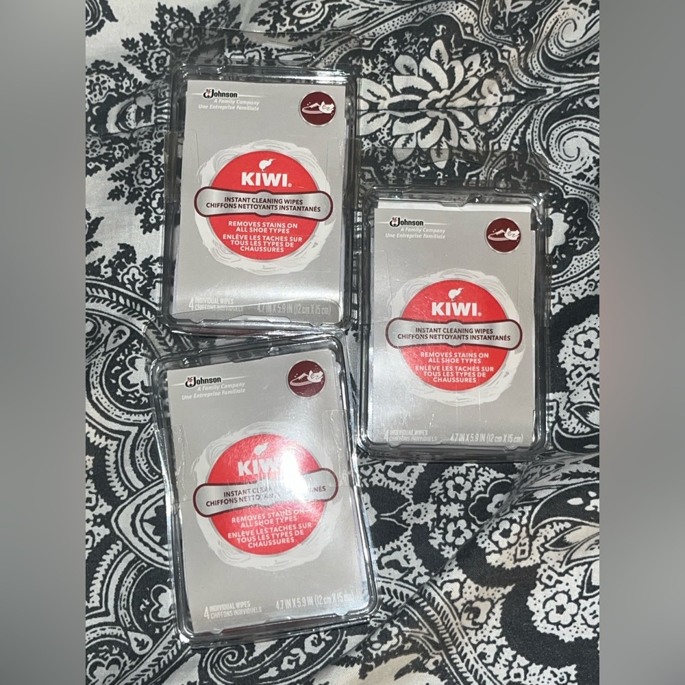 (3) Kiwi Instant Cleaning Wipes